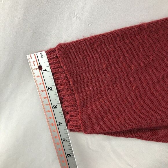 Kim Rogers Petite Long Sleeve Knit Three Button Red Cardigan Size PL Women - Picture 7 of 12